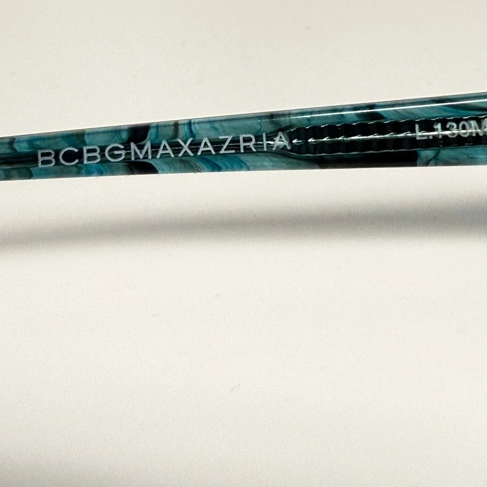 BCBGMAXAZRIA Lauren Teal Semi-Rimless Eyeglass‎ Frames 52-17-130 CV